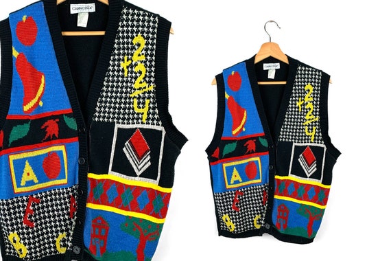 Vintage Ugly School Teacher Sweater Vest