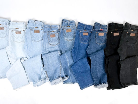 Vintage Wrangler Jeans All Sizes High Waisted Jeans - Etsy