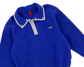 patagonia fleece quarter button
