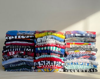 t-shirts vintage au choix | T-shirts graphiques | T-shirts Toutes les tailles | Doux portés à l'intérieur | Styles rétro des années 80, 90 et 2000