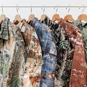 Vintage Camo Shirts | 80s 90s Retro Styles | Outdoors Shirts