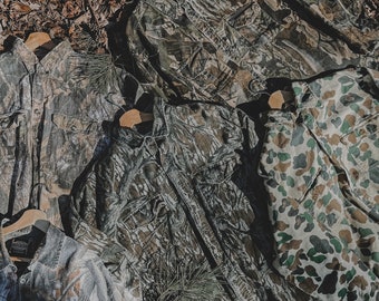 Vintage Camo Shirts | 80s 90s Retro Styles | Outdoors Shirts