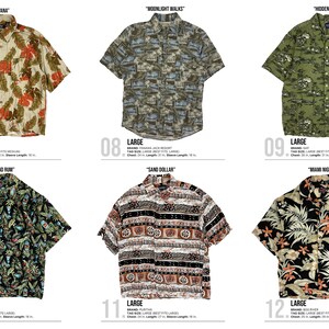 Vintage Hawaiian Shirts Short Sleeve Button Down Shirt Oversized Shirts 80s 90s Retro Styles Vintage Floral Shirt image 5