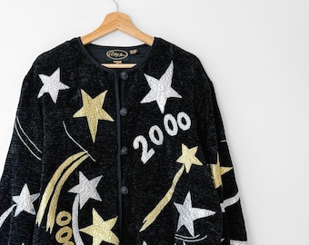 Y2K Neujahr 2000 Vintage Neuheitenmantel