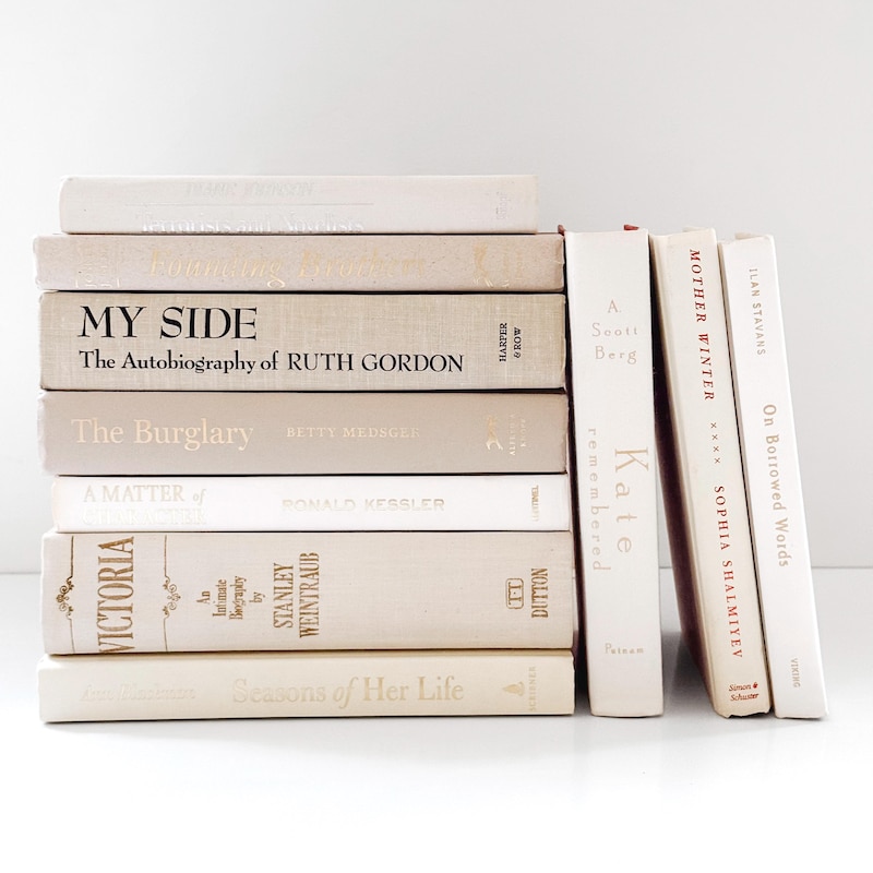 Stacked Books - Etsy