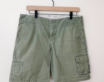 Y2K Vintage Gap Green Cargo Chino Shorts