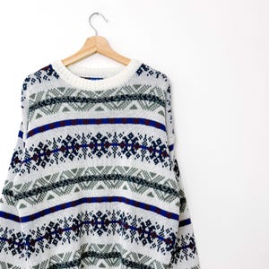 90s Vintage Oversized Knit Sweater