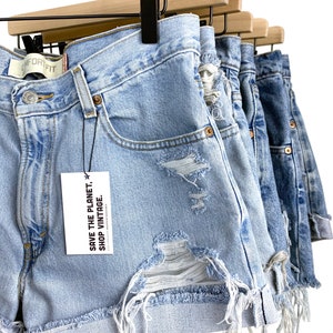 Vintage Levis High Waisted Shorts image 8