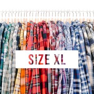 Vintage flanellen shirt - 2 x 1 gratis | Maat XL