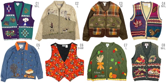 Vintage Ugly Halloween Sweaters | All Sizes | Fall Sweaters | Novelty Fall Sweaters View 5