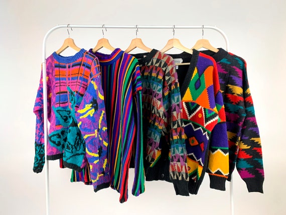 gevangenis aansluiten lokaal Vintage truien uit de jaren 80 Knusse Truien Oversized - Etsy België