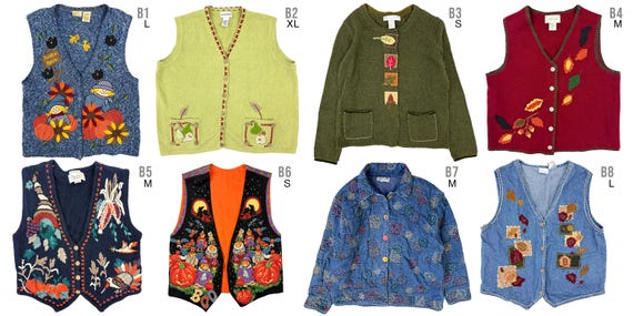 Vintage Ugly Halloween Sweaters | All Sizes | Fall Sweaters | Novelty Fall Sweaters View 4