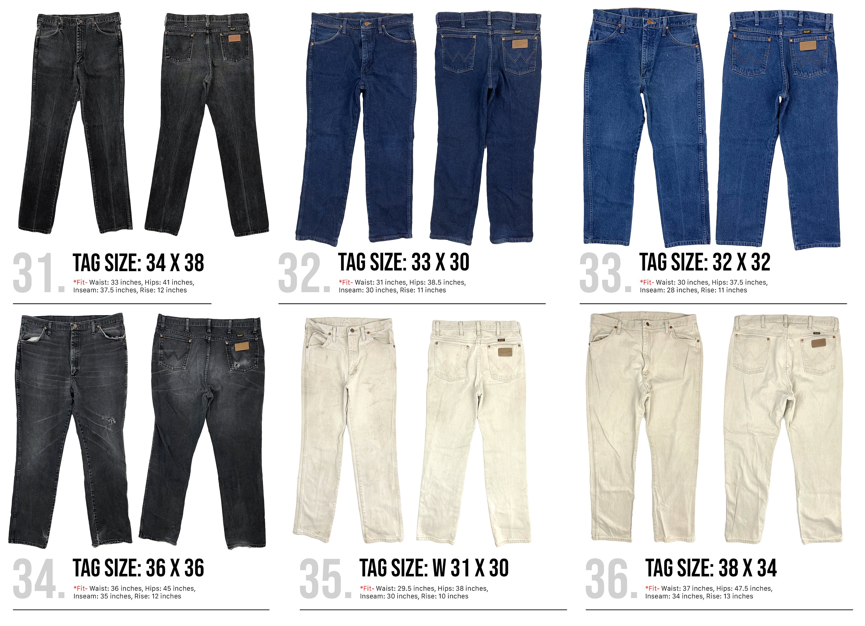 Vintage Wrangler Jeans | All Sizes | High Waisted Jeans