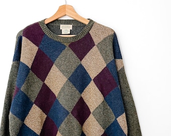 90s Vintage Oversized Knit Sweater