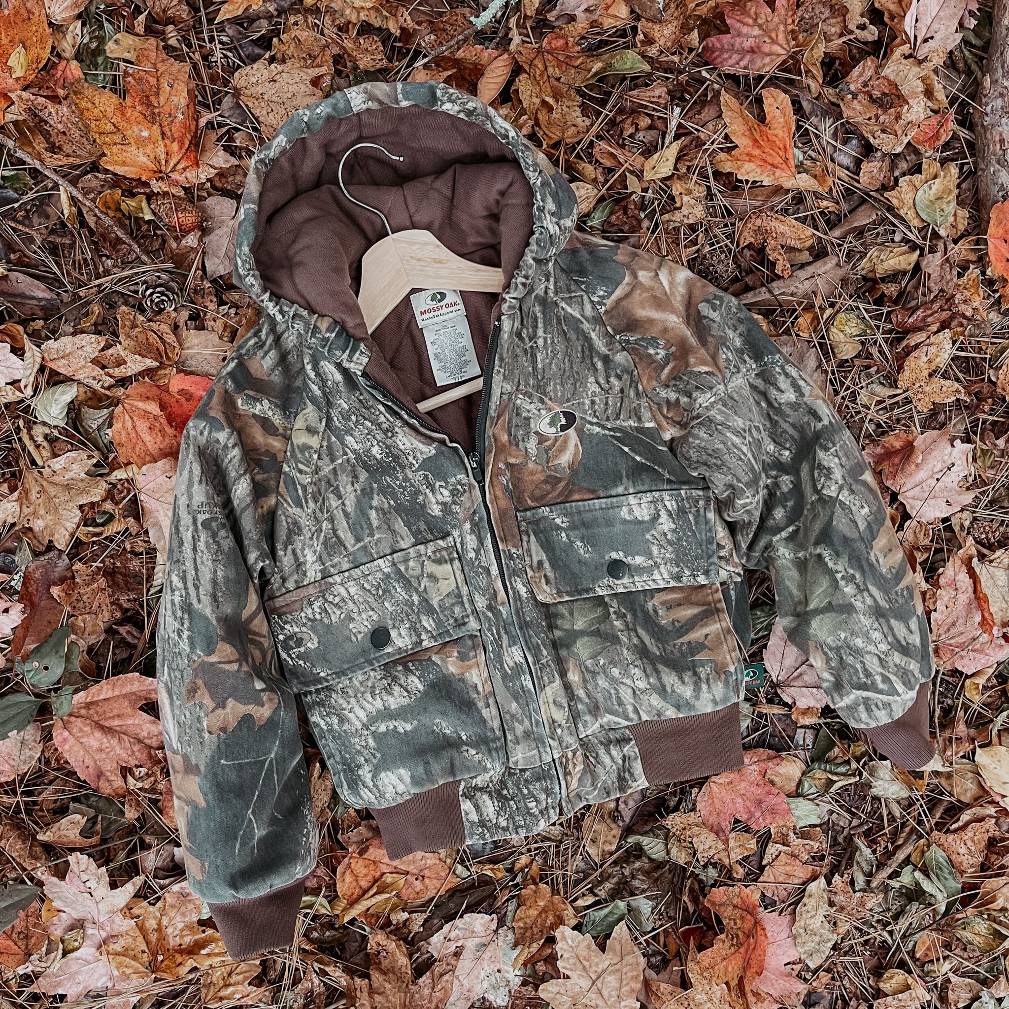 Vintage Kids Mossy Oak Camouflage Jacket India