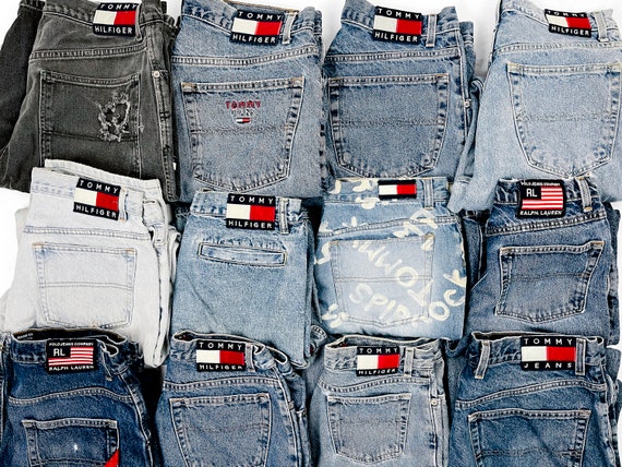 90s Vintage Tommy Hilfiger Jeans Polo Ralph Lauren Jeans All Sizes