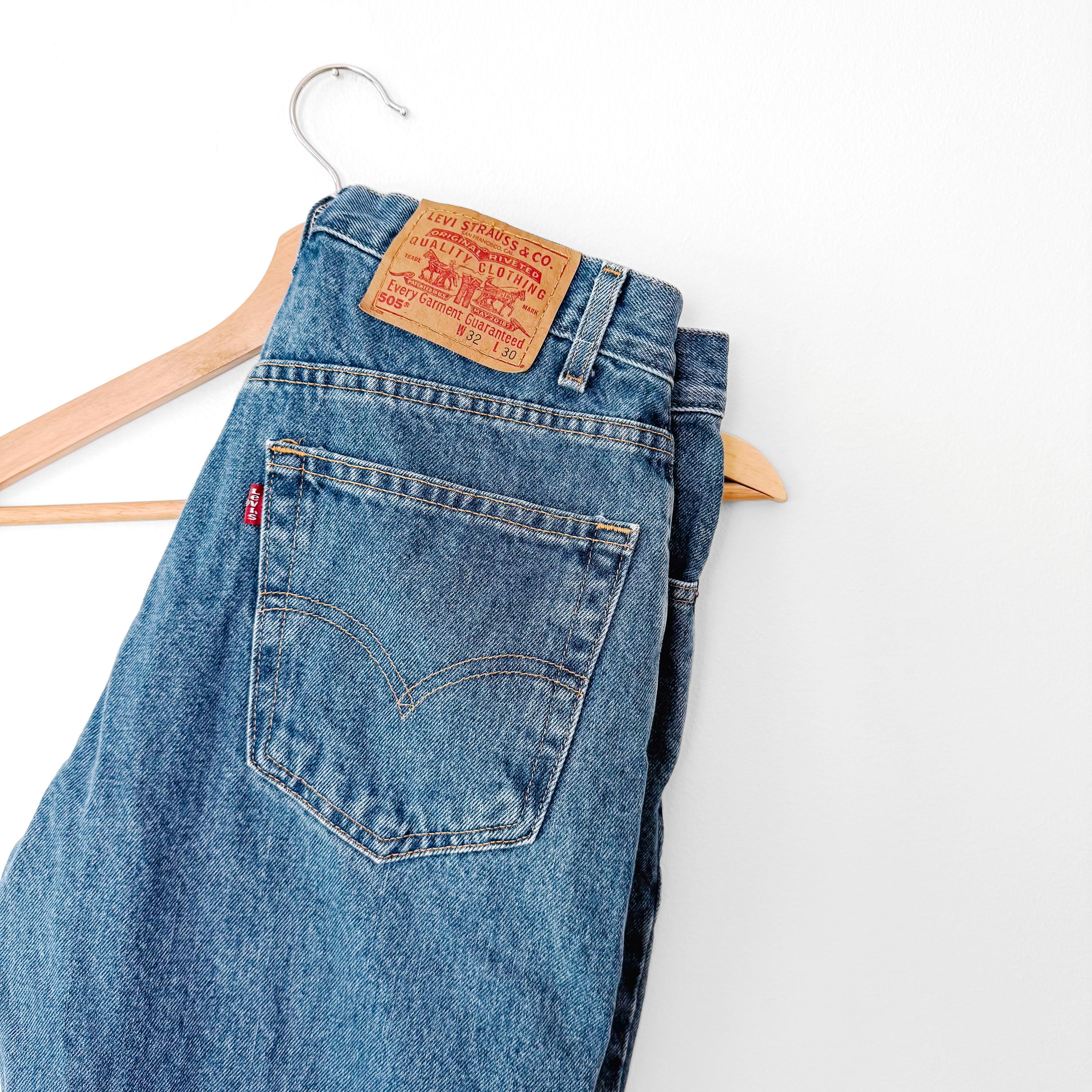 Vintage 505 Levi's Denim Jeans | 32x30 - Etsy