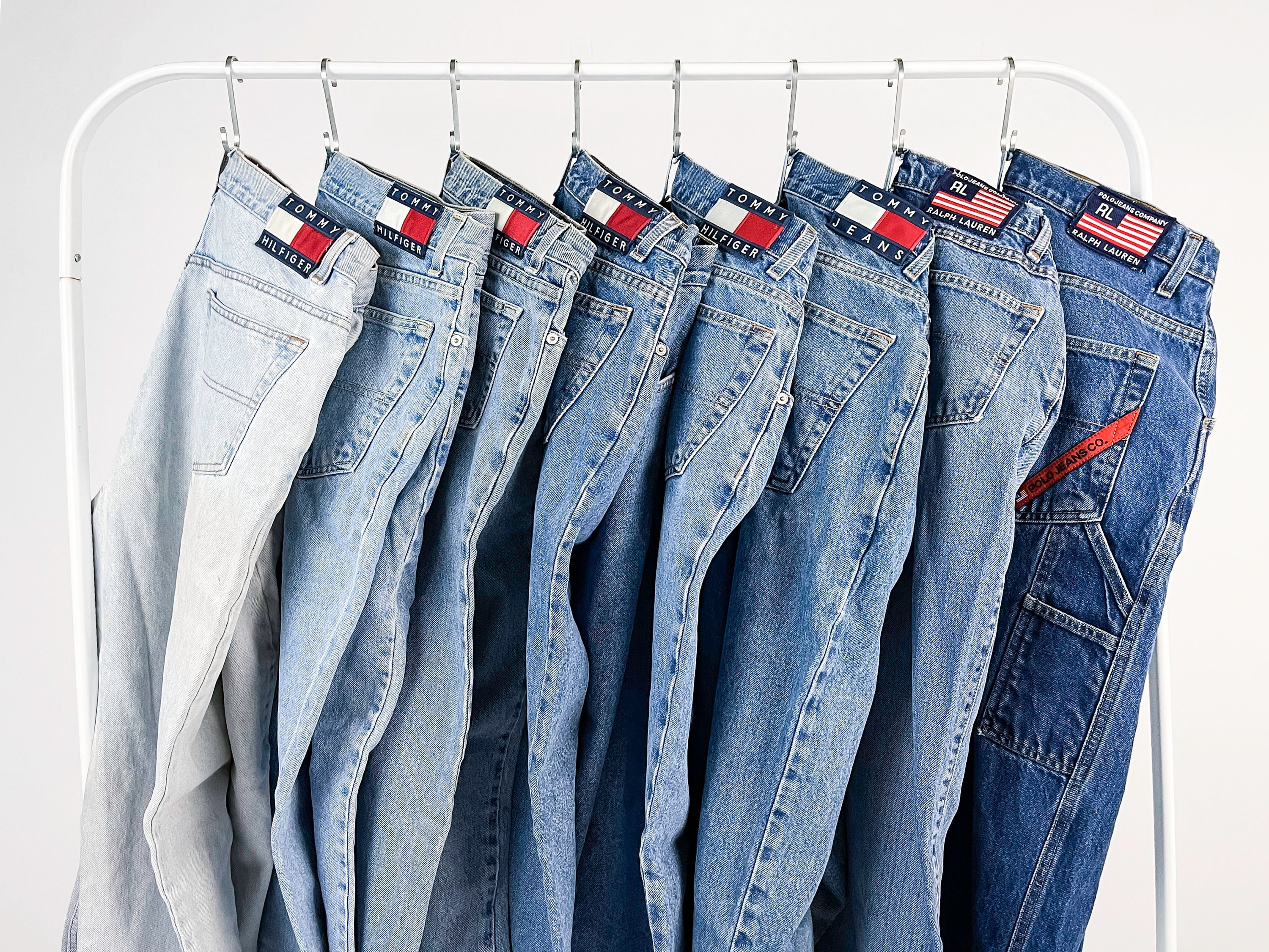 90s Vintage Tommy Hilfiger Jeans Polo Ralph Lauren Jeans All Sizes