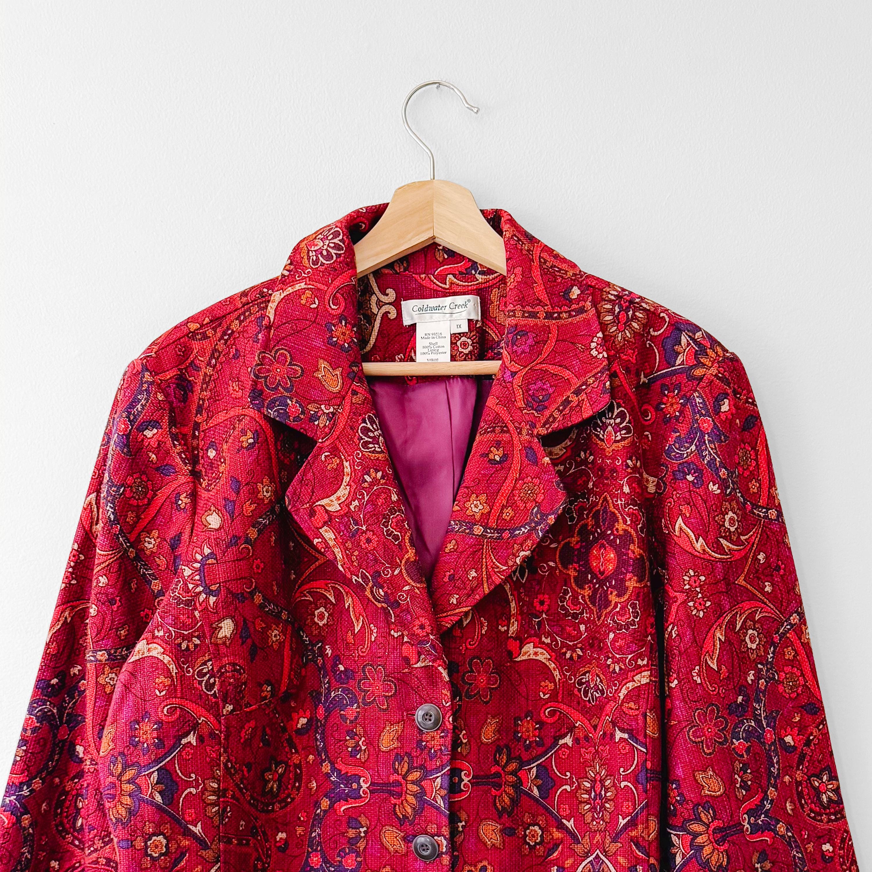 Vintage Coldwater Creek Boho Jacket - Etsy Israel
