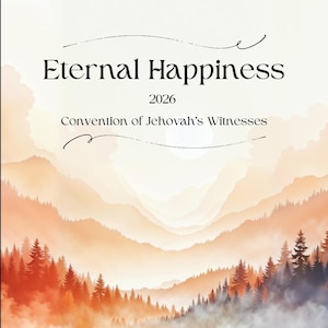 2026 JW Convention Program Workbook Eternal Happiness