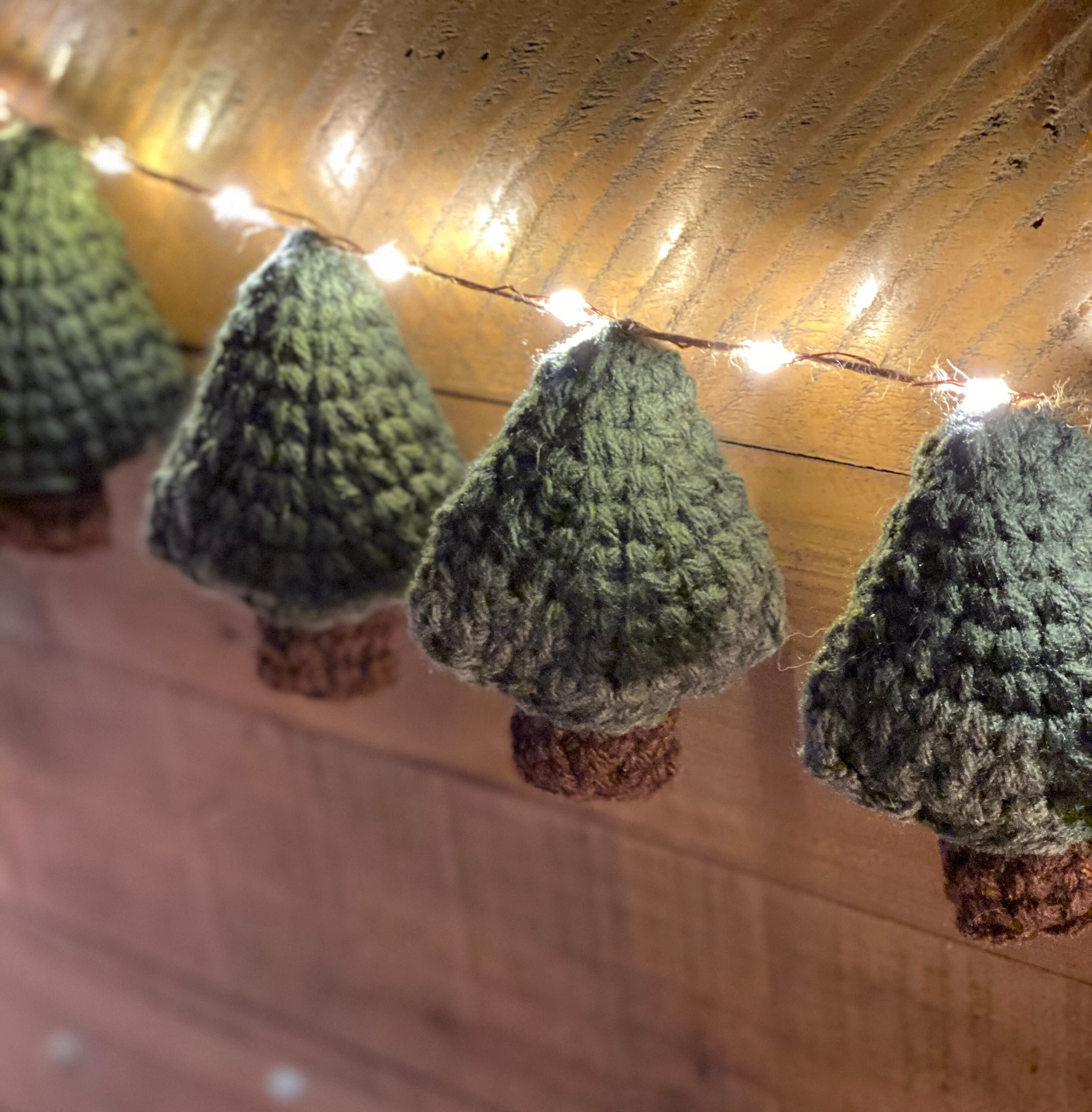 Crochet Christmas Tree Garland Etsy