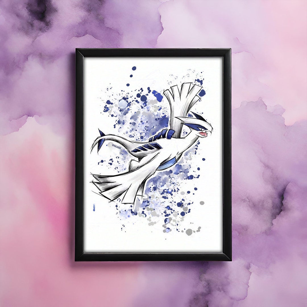 LUGIA Inspired Pokemon Print - Etsy Canada