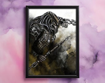 Predator A5 A4 Print Homeware Art Geek