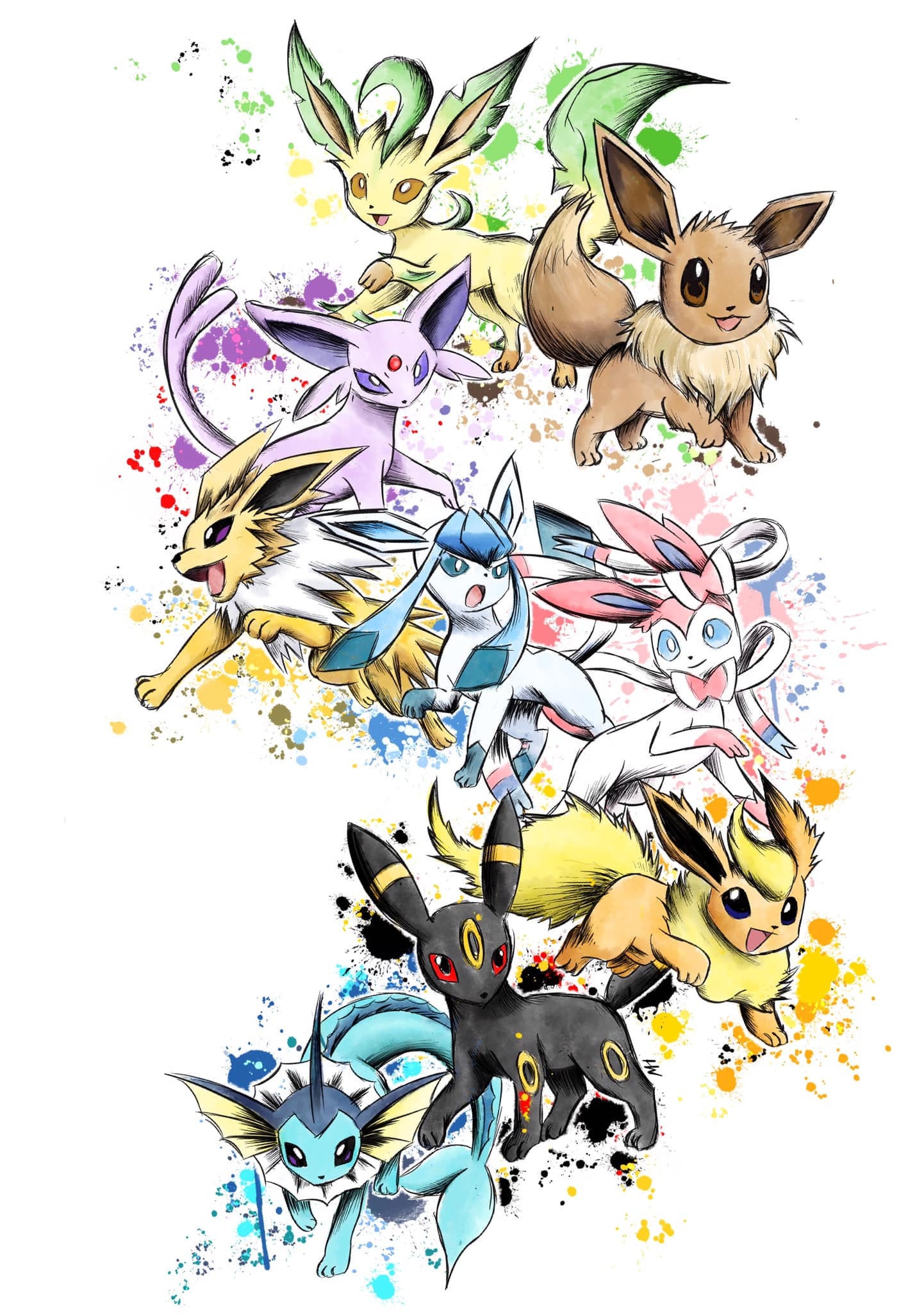 Pokemon - Eeveelutions