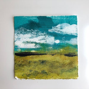 Driving Down Backroads - acrylic painting, original art, wall decor