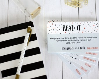 Printed Bundle 1 - 24 Scripture Cards - Prayer Cards for Kids