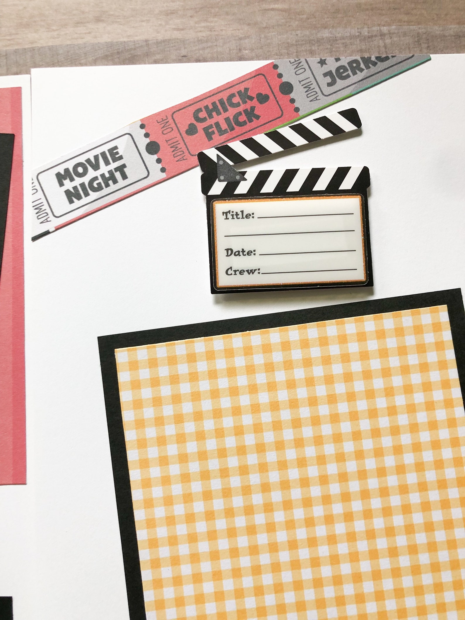Premade Movie Layouts Movie Scrapbook Pages 12 by 12 Movie - Etsy UK