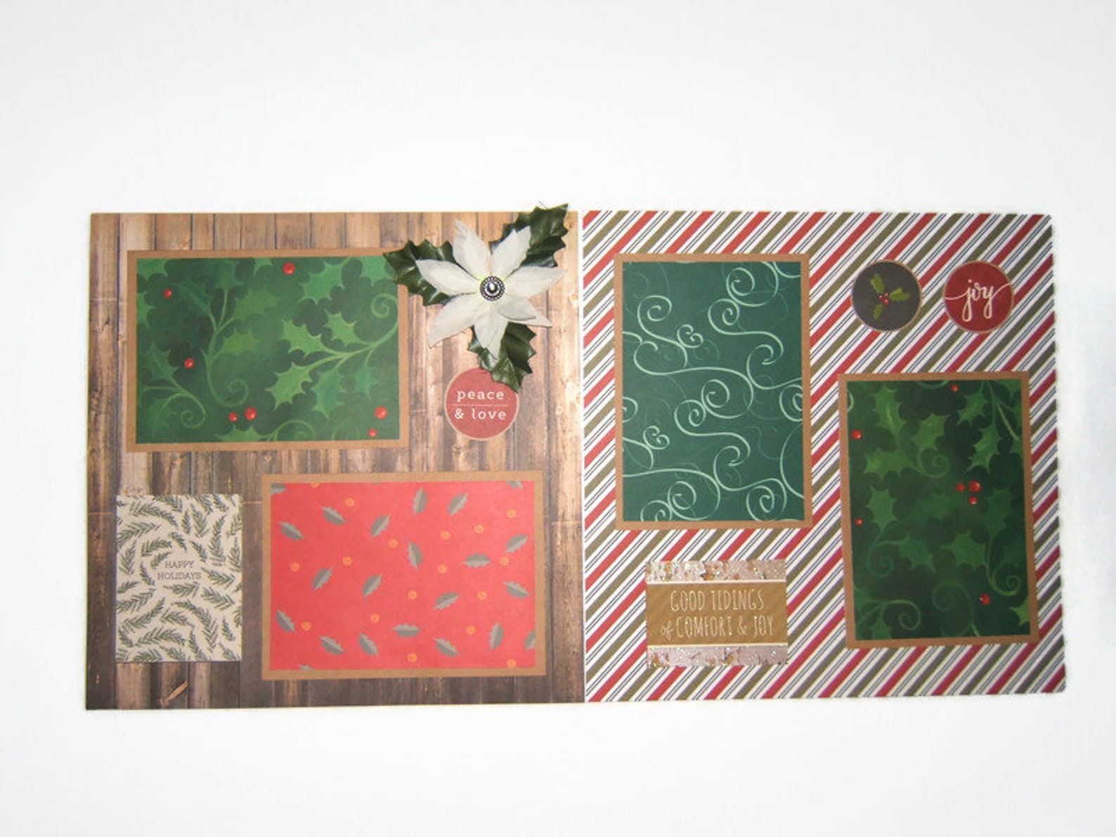 Christmas Photo Album Premade Christmas Scrapbook Etsy — free download