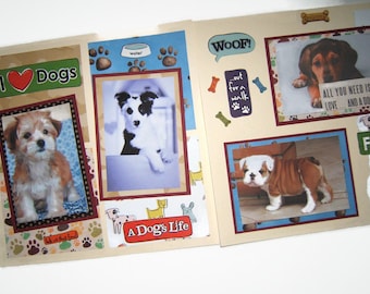 犬のページ - 既製の犬のスクラップブックのページ - 子犬のスクラップブックのページ - 既製の子犬のページ - 犬のスクラップブック - 子犬のスクラップブック - ペットのページ