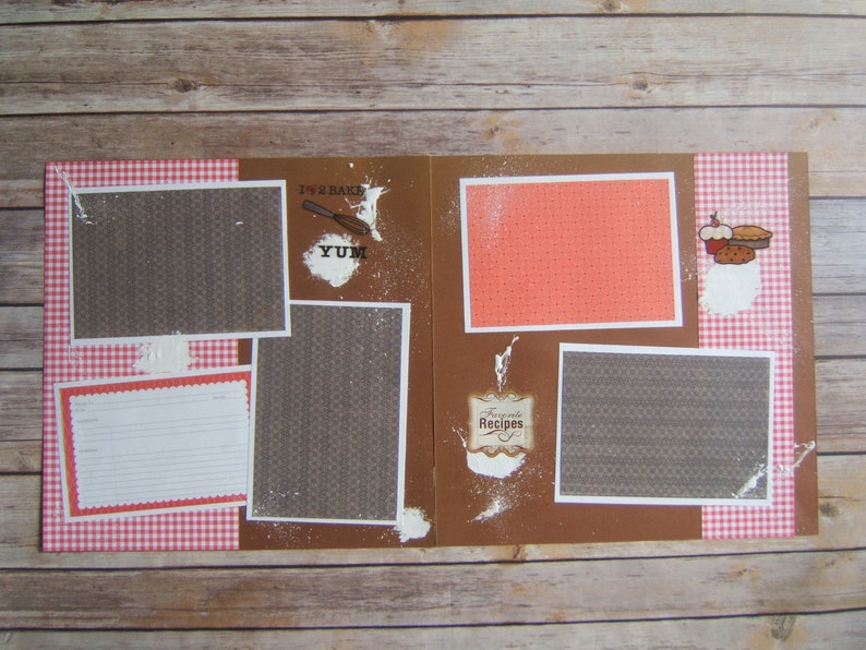 Recipe Scrapbook Album Mom Scrapbook Album Mother's Etsy