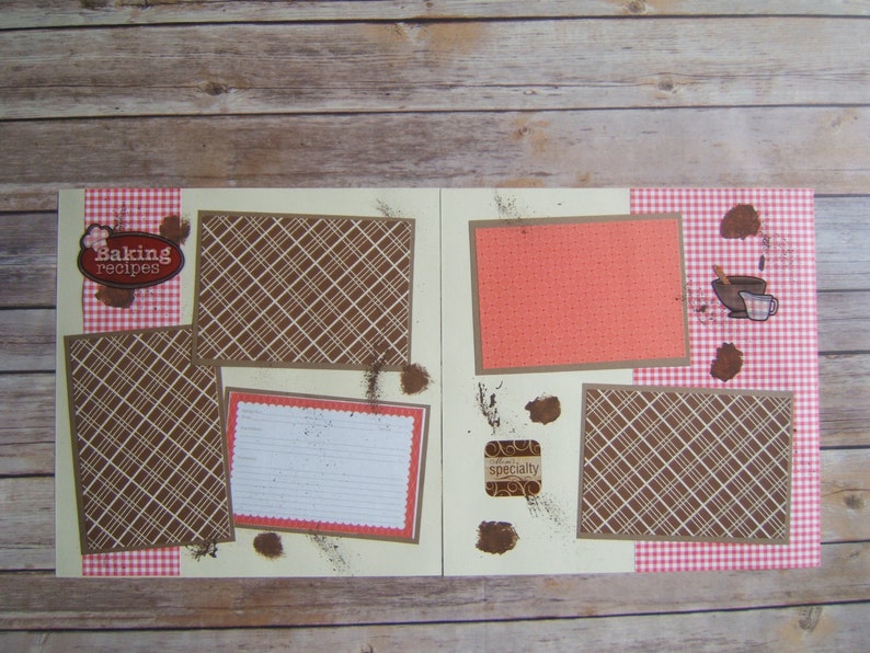 Recipe Scrapbook Album Mom Scrapbook Album Mother's Etsy