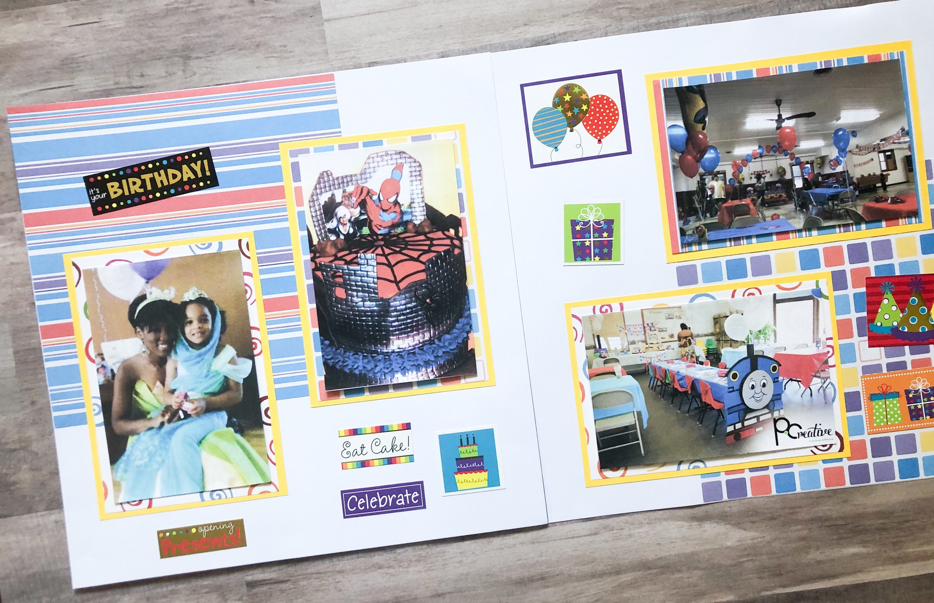 Birthday Scrapbook Pages Birthday Scrapbook Layouts Premade