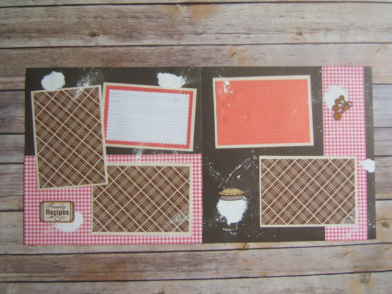 Recipe Scrapbook Album Mom Scrapbook Album Mother's Etsy