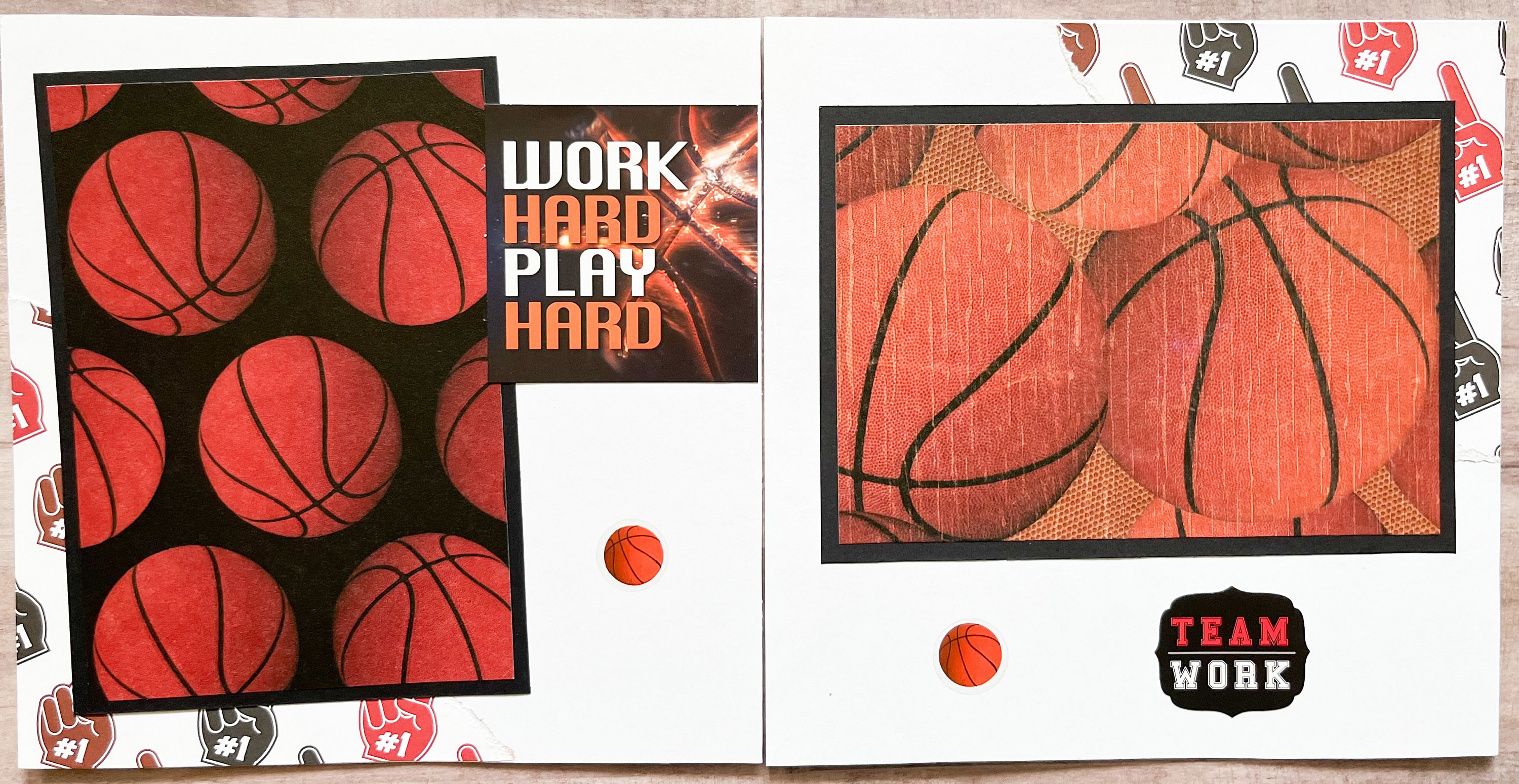 Basketball Photo Album Basketball Coach Gift Basketball Scrapbook Album