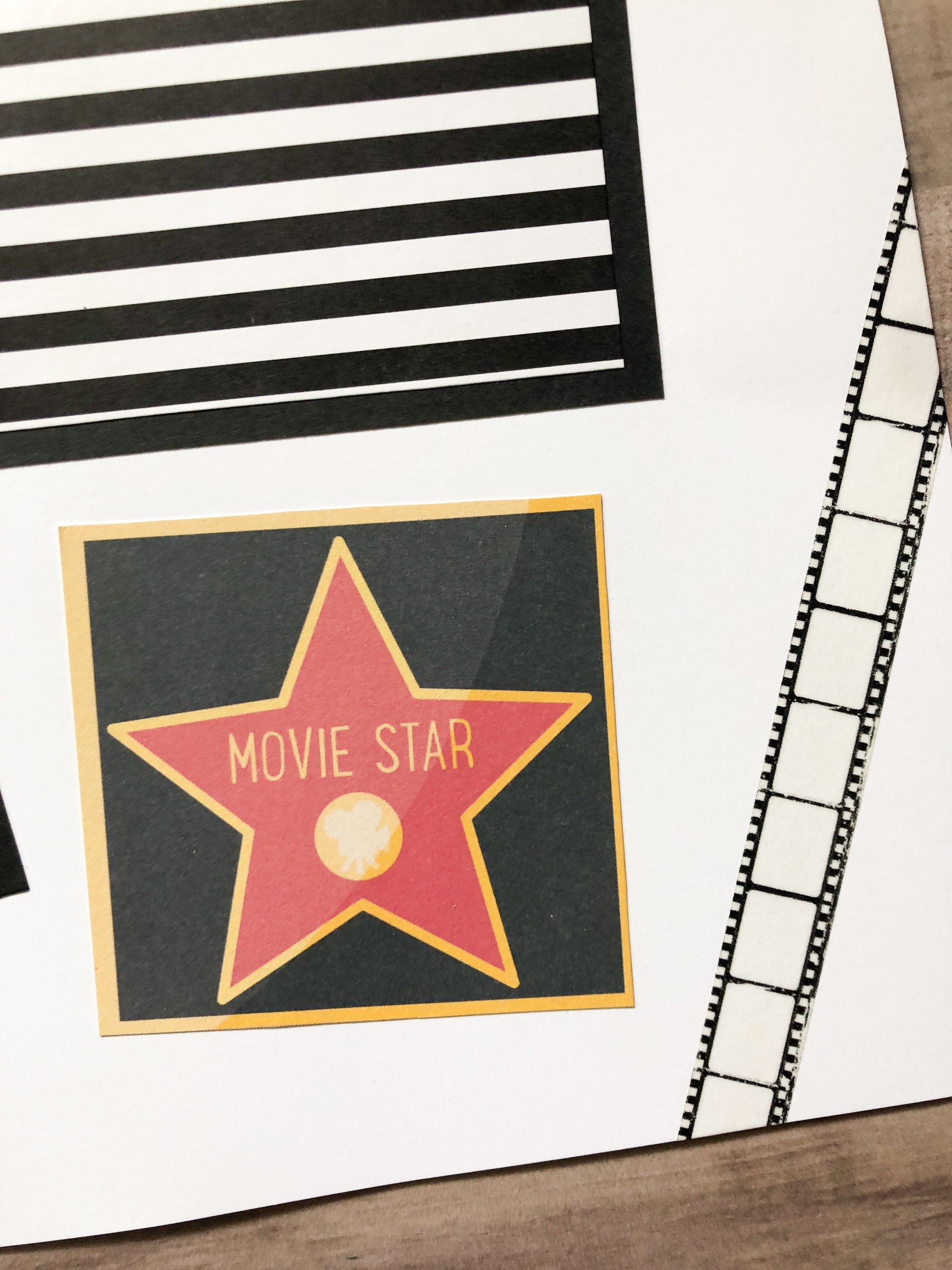 Premade Movie Layouts Movie Scrapbook Pages 12 by 12 Movie Etsy UK