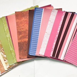 Mixed Paper Lot - Lot 4 - Scrapbooking Supplies - Scrapbook Paper - Card Making Supplies - Scrapbooking Paper Lot