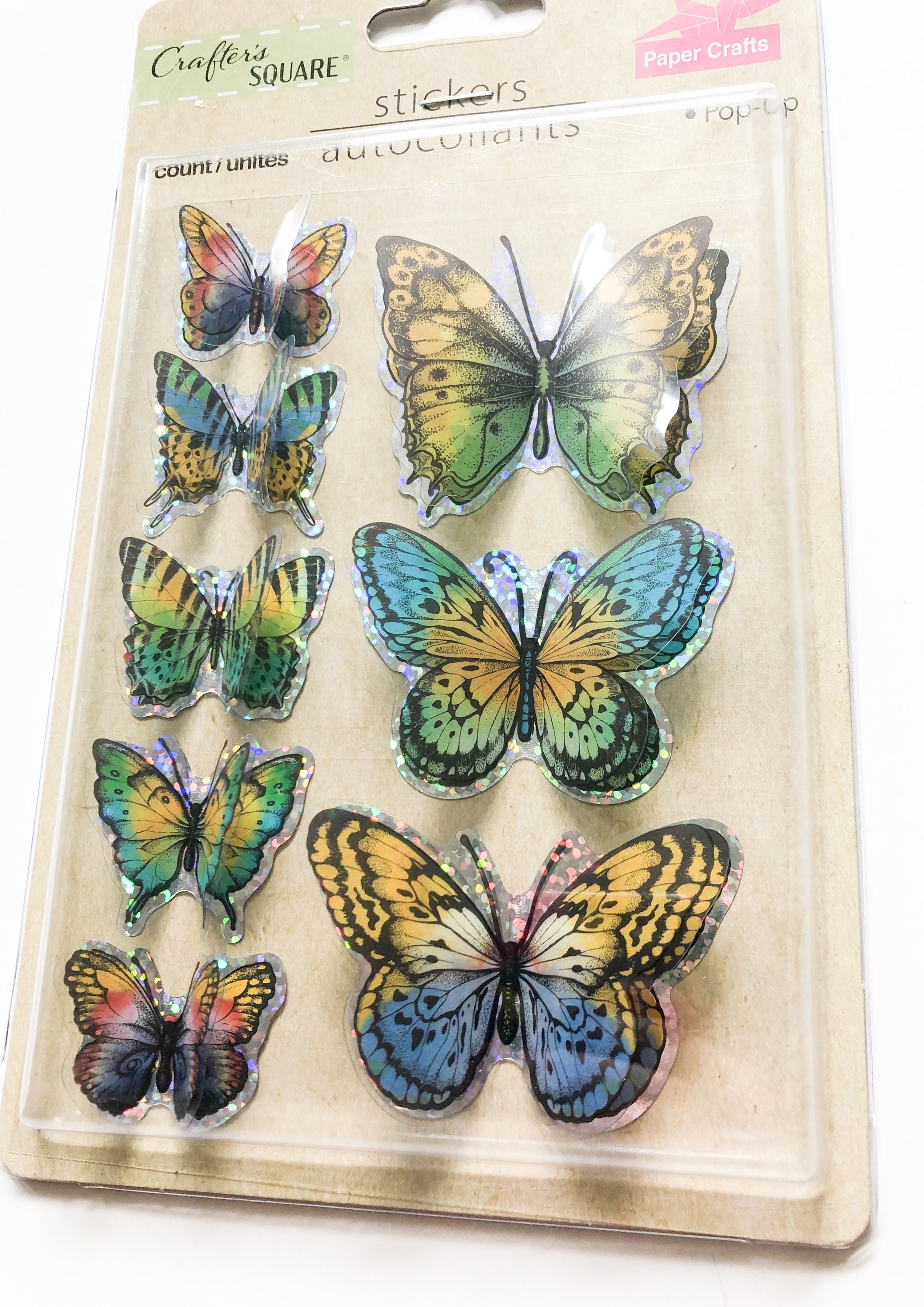 Yellow Butterfly Stickers Scrapbooking Supplies Butterfly