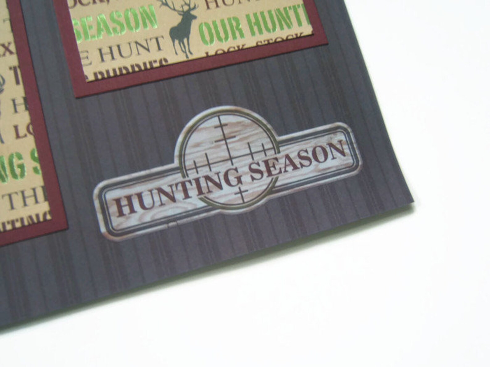 Hunting Scrapbook Pages Hunting Layouts Premade Hunting Etsy