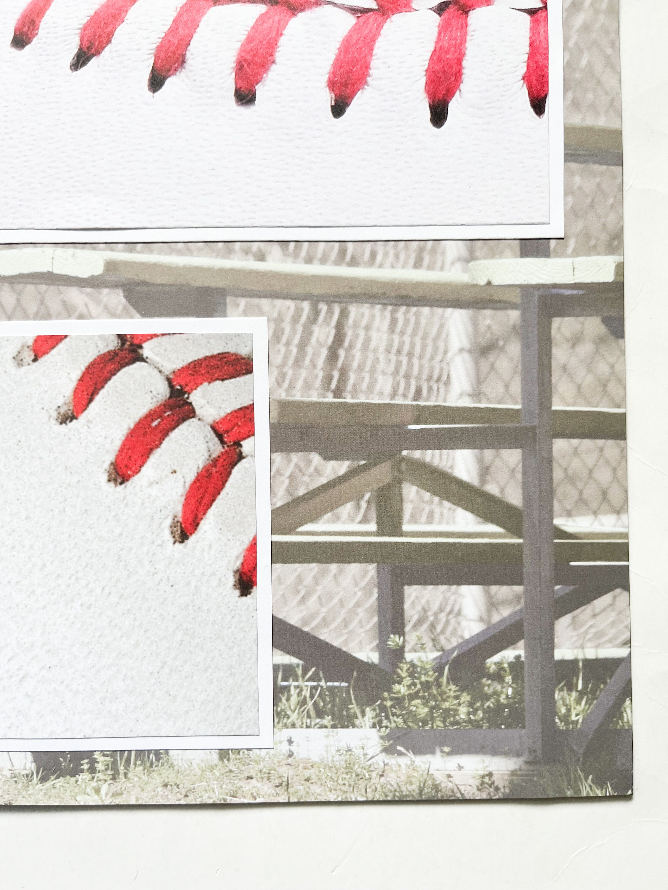 12 by 12 Premade Baseball Pages- Baseball Scrapbook Layout - Premade ...
