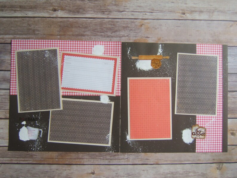 Recipe Scrapbook Album Mom Scrapbook Album Mother's Etsy