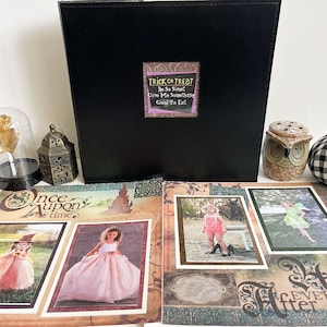 Halloween Photo Album - Premade Halloween Scrapbook