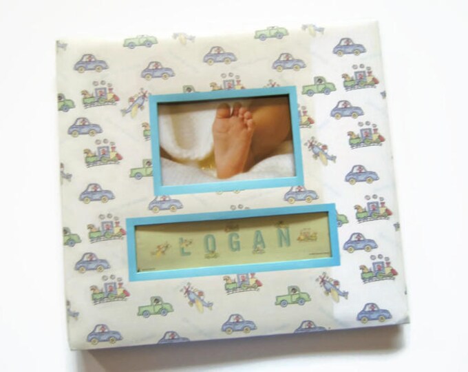Baby Boy Scrapbook Album Baby Photo Album Baby Boy Photo Etsy