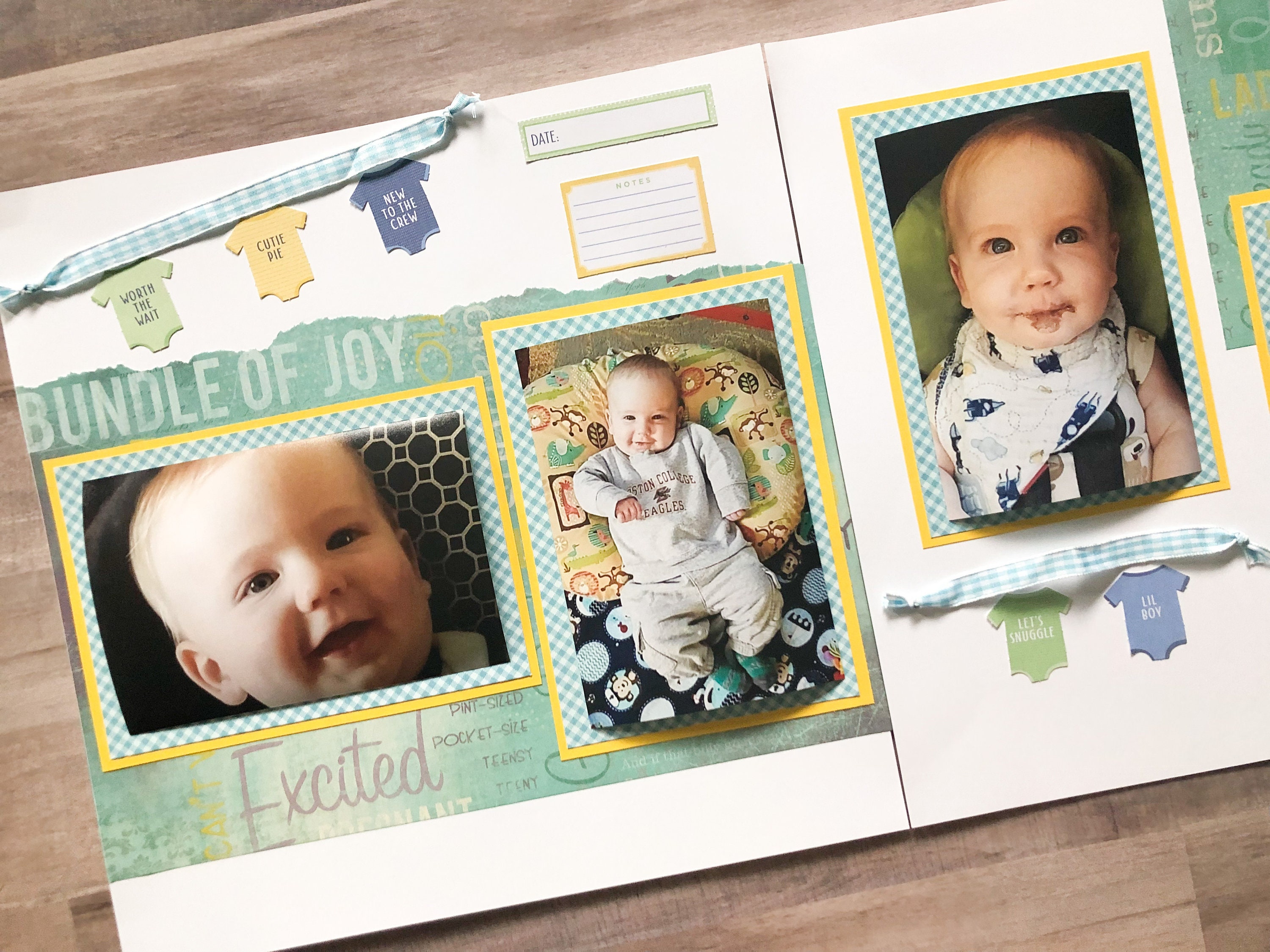 Scrapbooking Baby's First Year (pre-scrapping for twins/multiples