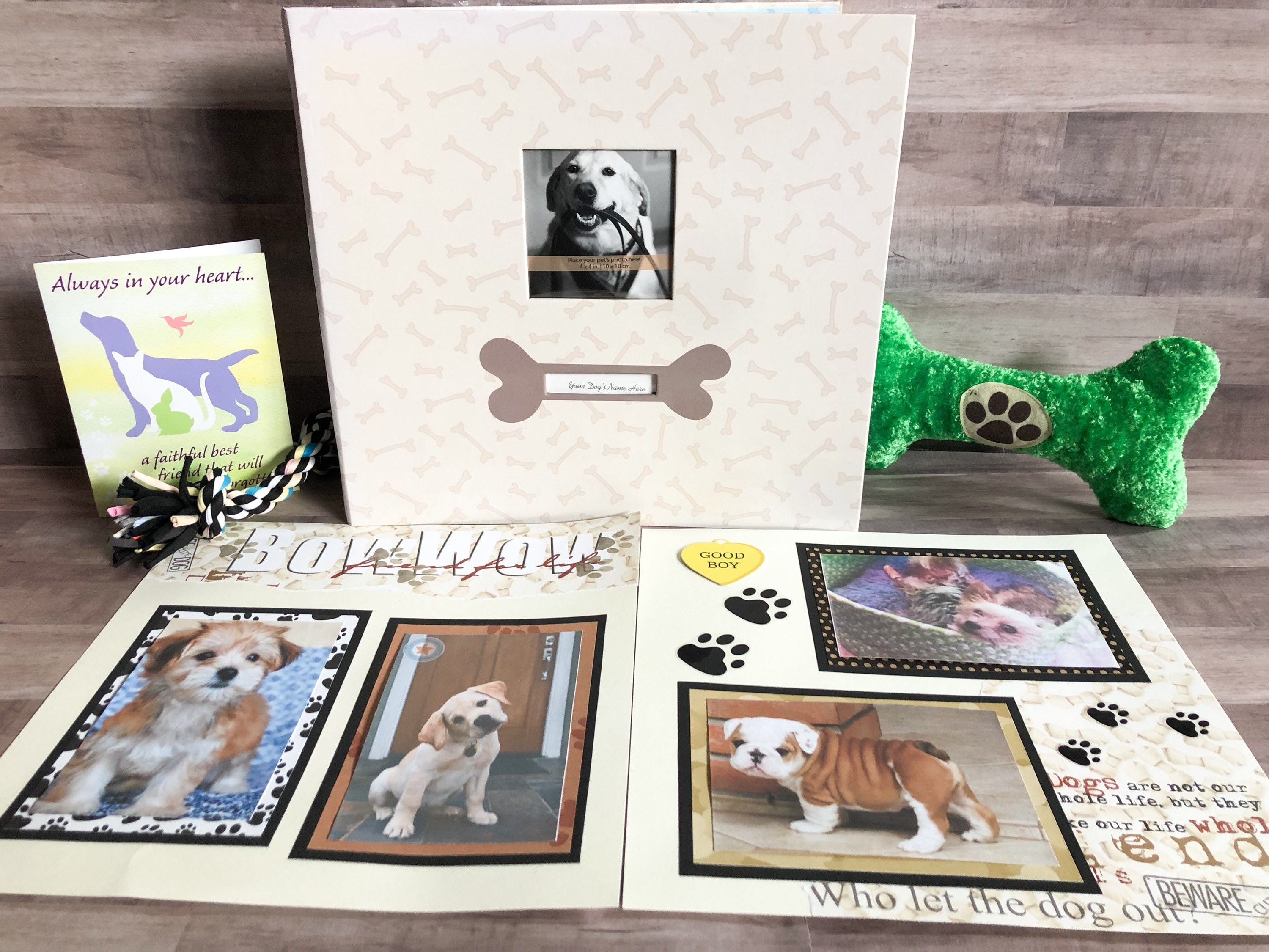 Premade Dog Scrapbook Album Pet Photo Album Dog Lover Gift Etsy