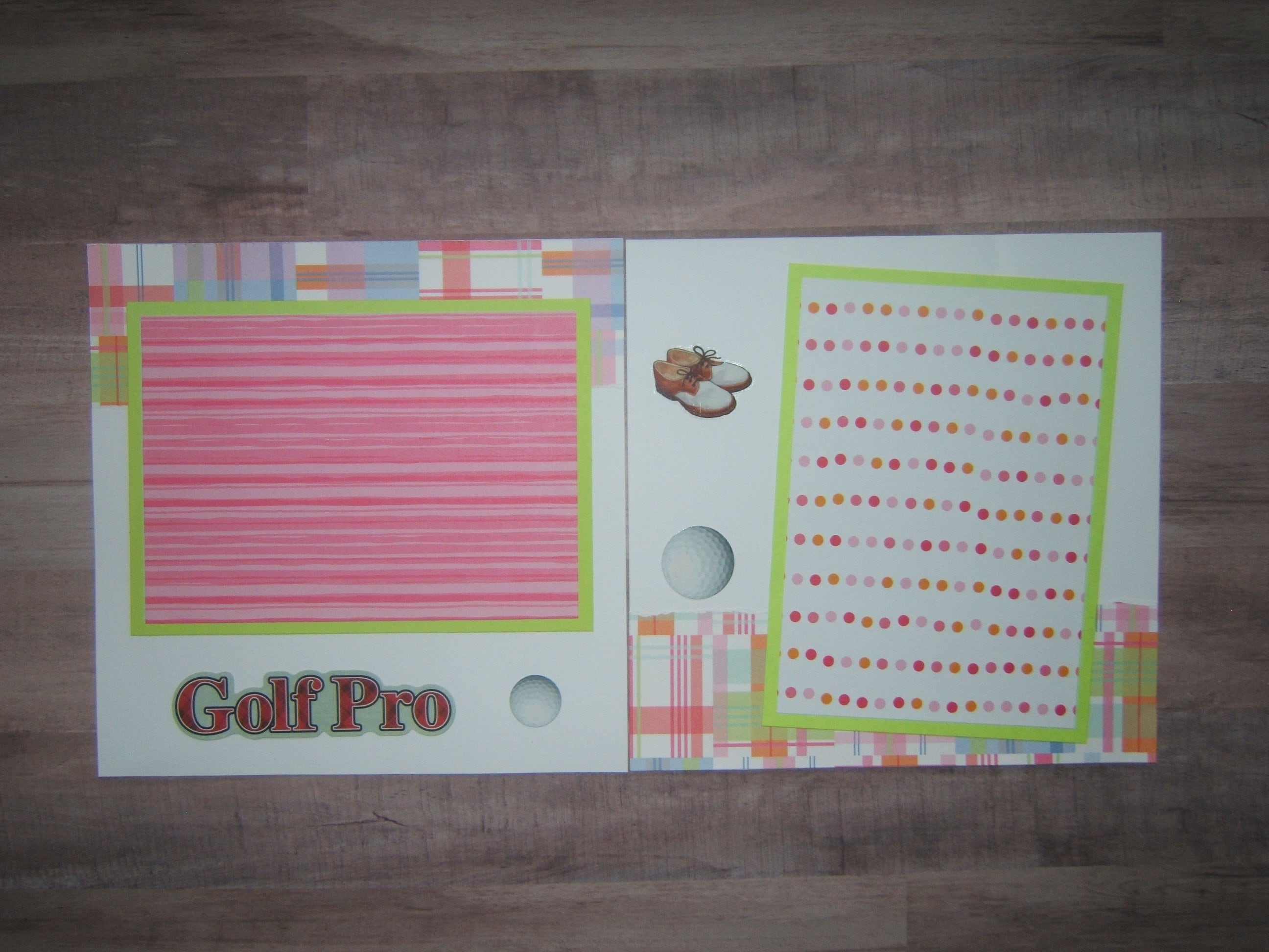 Premade Golf Scrapbook Album Golf Photo Album Golfer Gift Etsy