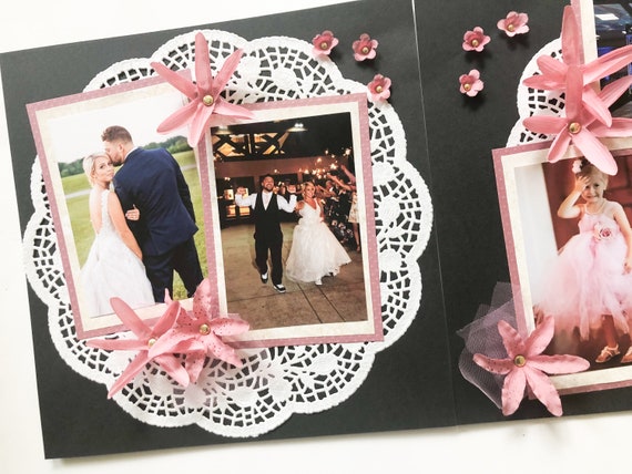 Photo Corners… Anything but Old-Fashioned  Heritage scrapbook pages,  Wedding scrapbook, Photo corners